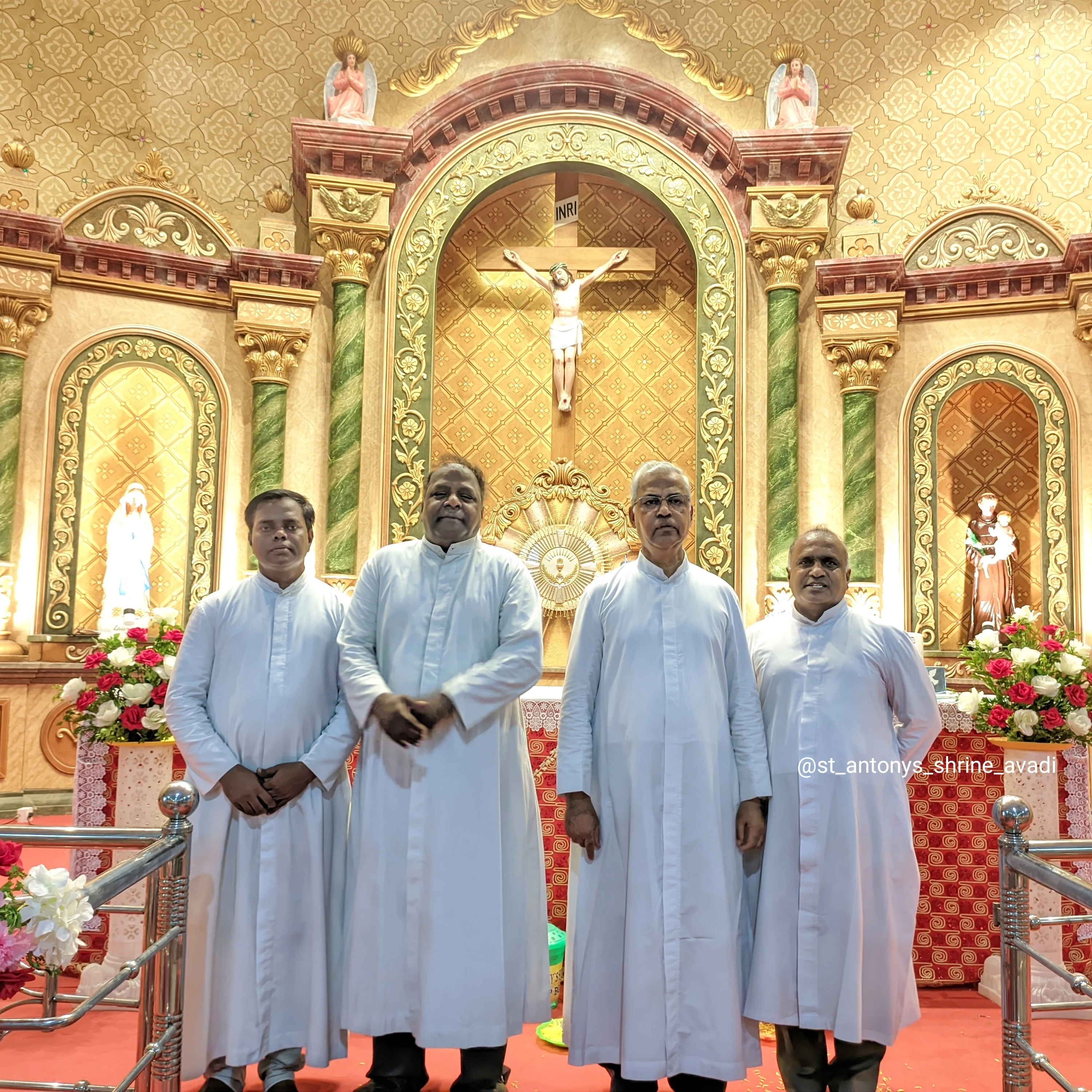 We the parishers of St. Antonys Shrine Avadi felt Heartly Gratitude